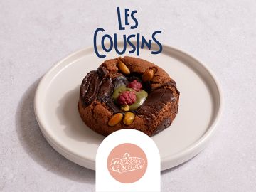 COOKIE FRAMBOISE ET PISTACHE