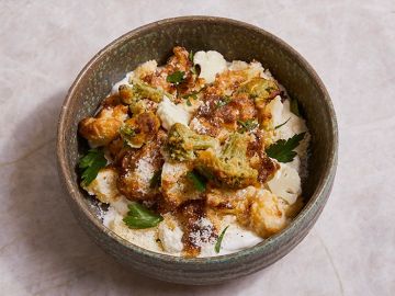 BROCOLIS ET CHOU FLEUR GRATINES