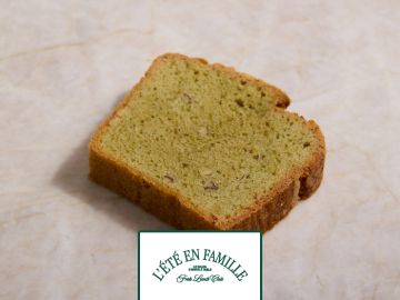 CAKE THÉ MATCHA ET AMANDES