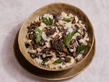 RISOTTO TARTUFATA E FUNGHI