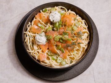 SPAGHETTI AU SAUMON FUMÉ