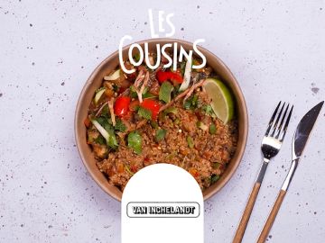 PAVÉ DE SAUMON SAUCE VIERGE - QUINOA AUX HERBES 