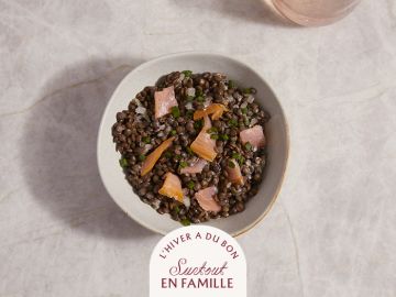 PETITE LENTILLE SAUMON FUME