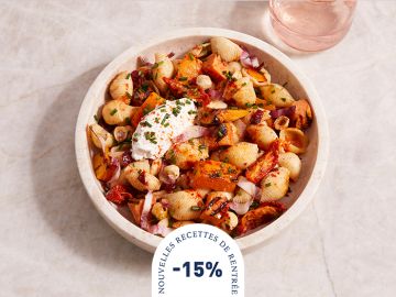 LA CONCHILGIONI LEGUMES ROTIS CHEVRE FRAIS