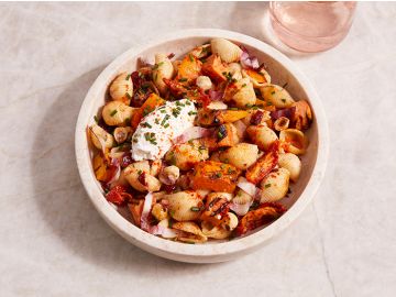 LA CONCHILGIONI LEGUMES ROTIS CHEVRE FRAIS