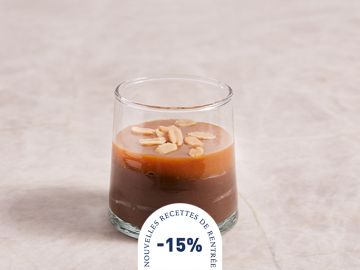 MINI CREME CHOCOLAT, CARAMEL ET CACAHUETES