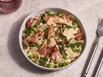 RISOTTO ASPERGE POITRINE FUMEE