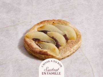 TARTE POIRE CACAO