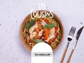 ESCALOPE MILANAISE - LINGUINE AU PESTO