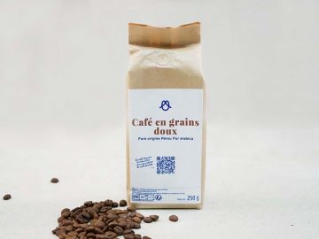 CAFE EN GRAINS DOUX       250 G