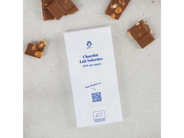 TABLETTE CHOCOLAT LAIT NOISETTES 100G