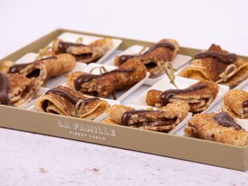 PETIT PLATEAU MINI CREPES CHOCOLAT x12