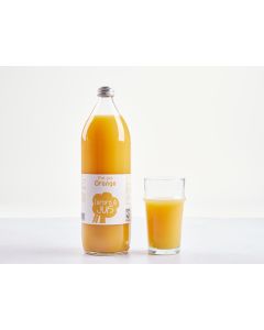 JUS ORANGE 1L EN  BOUTEILLE EN VERRE
