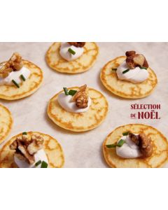 LES BLINIS VG NOIX CHUTNEY EPICE X24