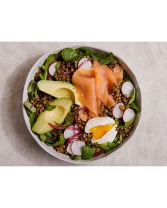 BOWL LENTILLE SAUMON OEUF POCHE