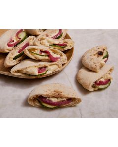 LES MINI PITAS HOUMOUS CRUDITÉS X24