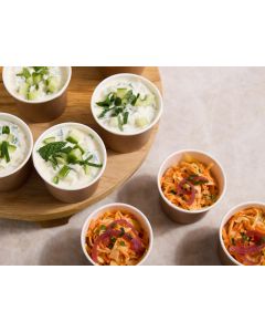 LES MINI SALADES CONCOMBRE YAOURT GREC - COLESLAW X12