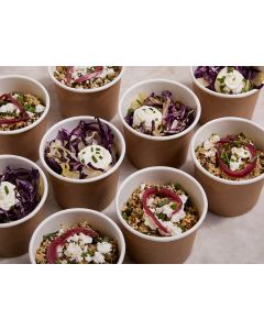 LES MINI SALADES TABOULE - CHOU ROUGE YAOURT GREC X12