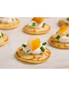 PETIT PLATEAU BLINI HADDOCK FUME CREME CITRON