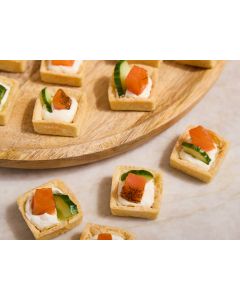 LES TARTELETTES AU SAUMON GRAVELAX x40