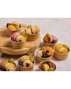 LES GRAZING CUPS MINI FINANCIERS MACARON & FRUITS X15