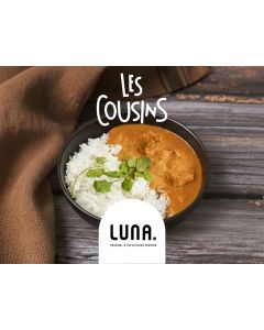 POULET TIKKA MASSALA, RIZ BLANC