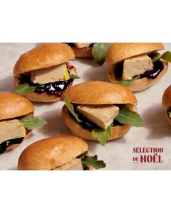 LES MINI BRIOCHES FOIE GRAS X16
