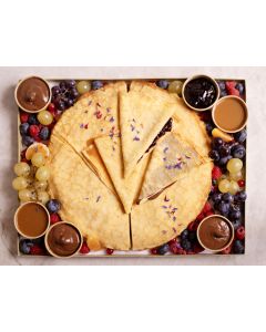 LA PLANCHE DE GRANDES CREPES ET TOPPINGS