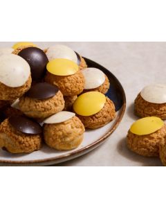 LES CHOUX GARNIS VANILLE - CHOCOLAT - CITRON X48