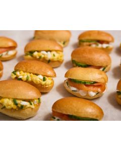 LES MINI BRIOCHES MIMOSA SAUMON X36