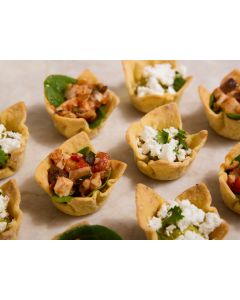 LES MINI TACO POULET MARINE - GUACAMOLE FETA X56