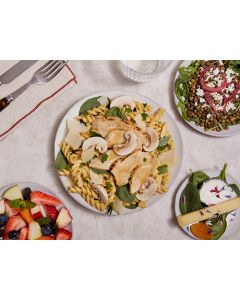 LE PATES POULET ET CHAMPIGNONS FRAIS