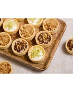 PLATEAU TARTELETTES MOUSSE CHOCO - CITRON - COMPOTE
