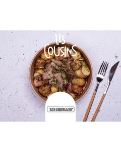 PULLED PORK,POMME DE TERRE  SAUTEES ET CHAMPIGNON PORTOBELLO