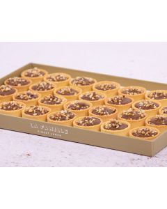 PETIT PLATEAU TARTELETTES MOUSSE CHOCOLAT x28