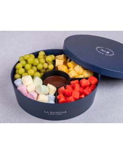 PANIER DE FRUITS ET CHOCOLAT