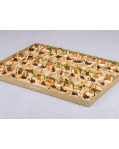 PLATEAU TARTELETTES SALEES PREMIUM TARTUFATA SAUMON FOIE GRAS