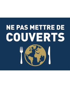 NE PAS METTRE DE COUVERTS